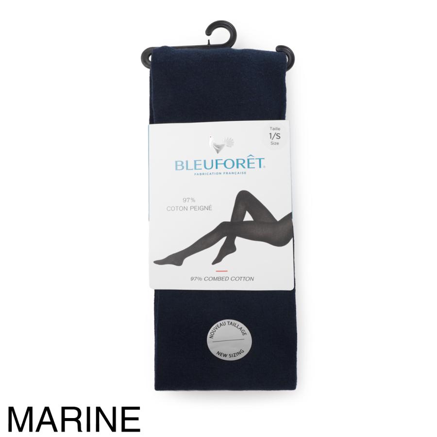 miepongさま専用　新品未使用　BLEUFORETタイツ 3点セット BLEU FORET（ブルーフォレ） コットンタイツ COLLANT VELOUTE 3213 旧