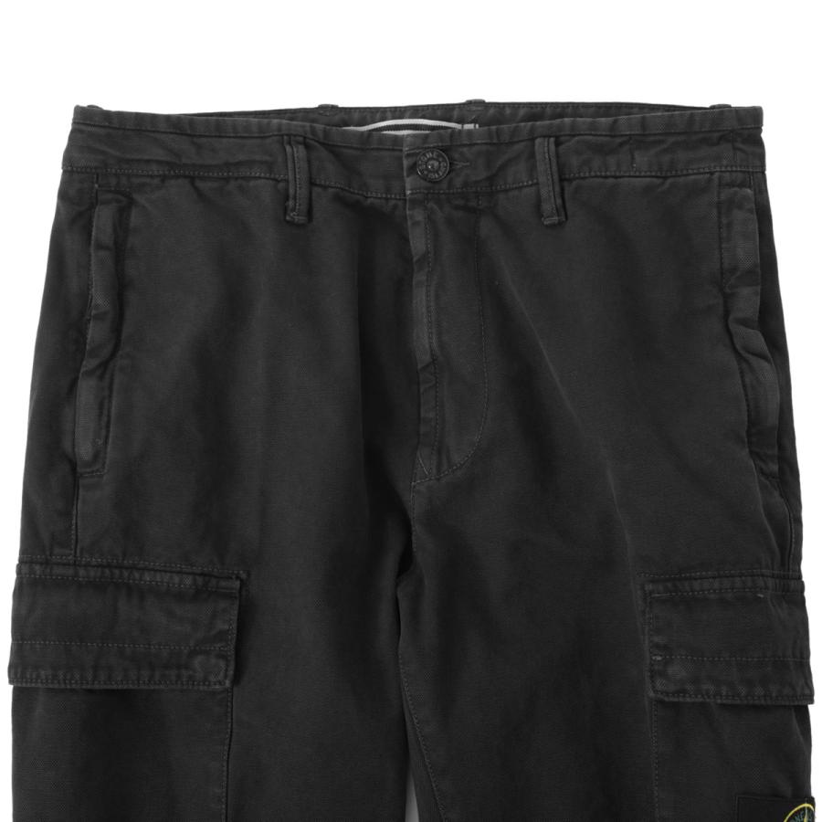 あ*様 STONE  ブラックカーゴパンツ 楽天市場】ストーンアイランド STONE ISLAND カーゴパンツ
