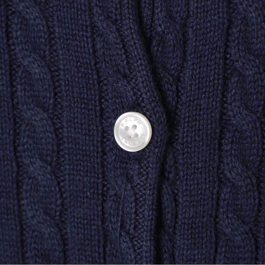 ポロラルフローレン POLO RALPH LAUREN カーディガン CABLE-KNIT COTTON CARDIGAN 313543047 ガールズ KIDS キッズ ガールズ レディース 313543047-011の画像