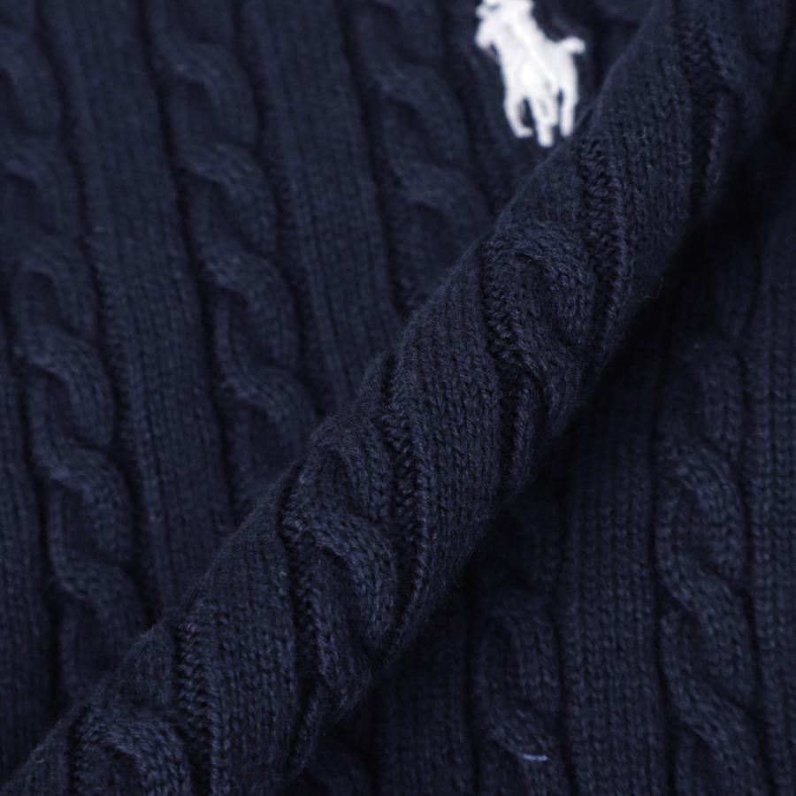 ポロラルフローレン POLO RALPH LAUREN カーディガン CABLE-KNIT COTTON CARDIGAN 313543047 ガールズ KIDS キッズ ガールズ レディース 313543047-011の画像