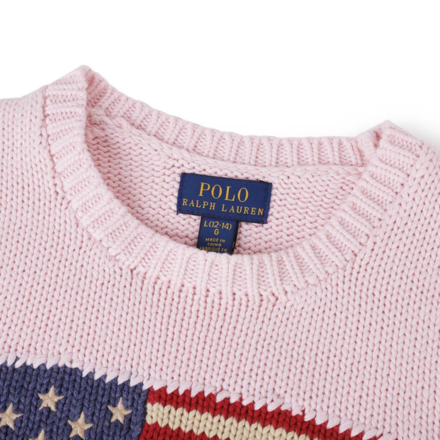POLO RALPH LAUREN（ポロ・ラルフローレン） クルーネックニット FLAG