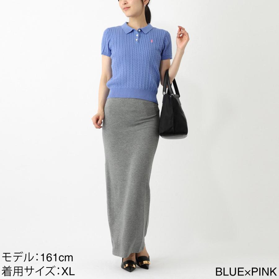ポロラルフローレン　ニット　ポロシャツ　レディース　キッズ　半袖　ラルフローレン POLO RALPH LAUREN（ポロ・ラルフローレン） ニットポロシャツ SHORT