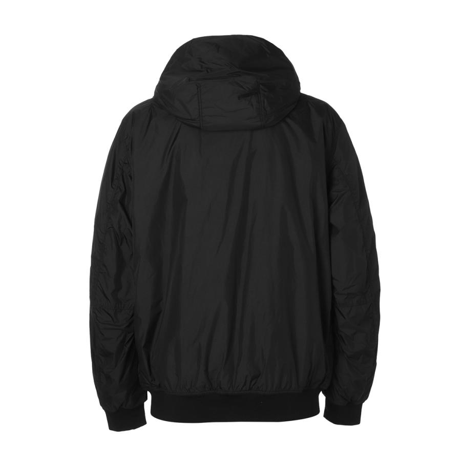 STONE 　モックネックフリース切替中綿キルティング　L　ロゴ STONE ISLAND モックネックフリース切替中綿キルティング L ロゴ