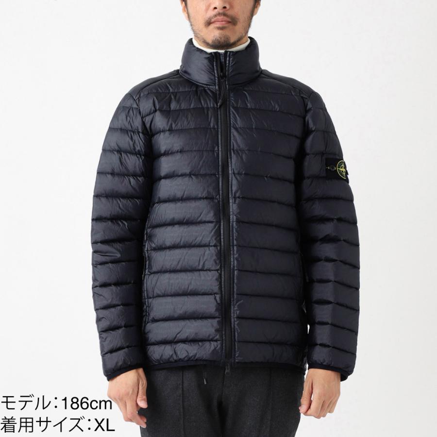 美品　24FW　ストーンアイランド　マイクロツイルジャケット　ネイビー 美品 24FW ストーンアイランド マイクロツイルジャケット