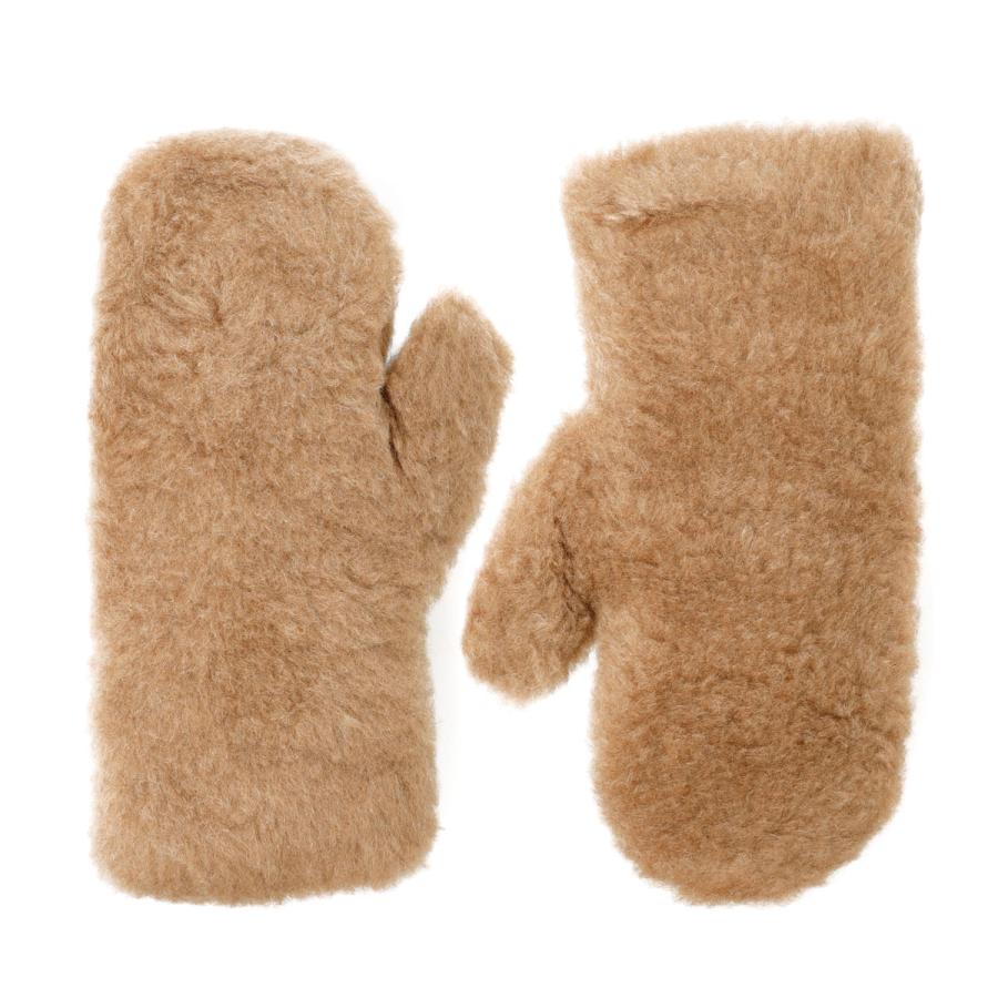 Max Mara（マックスマーラ） 手袋 OMBRAT2 ミトン ブラウン レディース