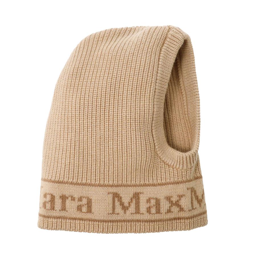 MAXMARA マックスマーラ Max Mara　GONG　ウール バラク ラバ マックスマーラ Max Mara バラクラバ GONG フードウォーマー ブラウン