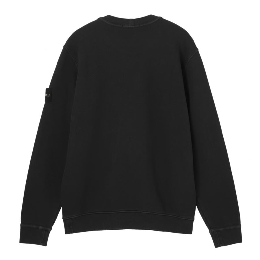 STONE  スウェットシャツ　ブラック Stone Island コンパスバッジ スウェットシャツ | ブラック