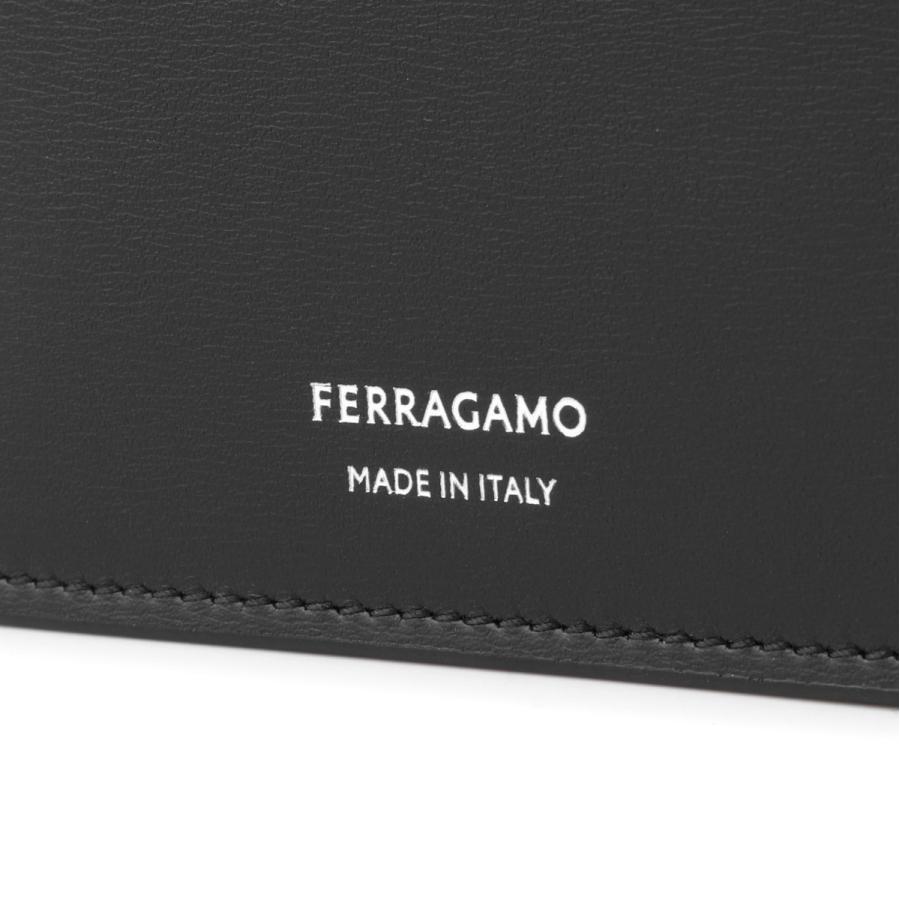 FERRAGAMO（フェラガモ） FERRAGAMO 2つ折り財布 ブラック メンズ