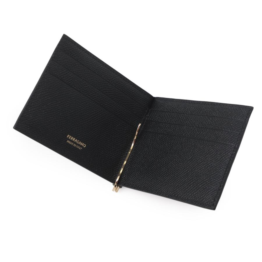 FERRAGAMO（フェラガモ） マネークリップ ブラック メンズ 661475