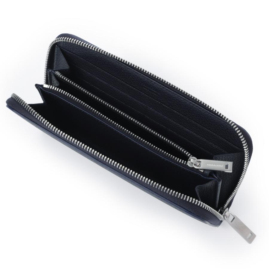フェラガモ FERRAGAMO ラウンドファスナー 長財布 小銭入れ付き MONOGRAM メンズ 661589-791200-newnavyの画像