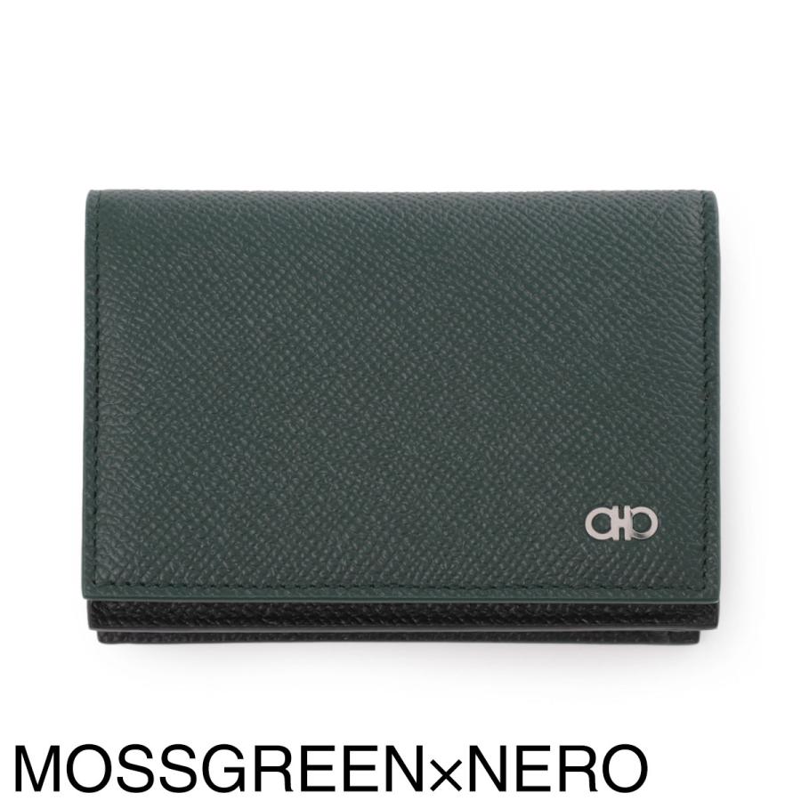 FERRAGAMO（フェラガモ） カードケース メンズ 661607-788095-moss