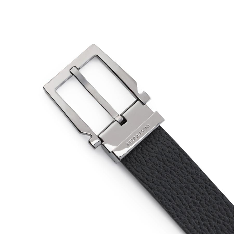 【新品未使用】FERRAGAMO リバーシブルレザーベルト フェラガモ メンズ ベルト Salvatore Ferragamo リバーシブル レザー