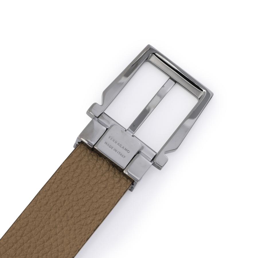 FERRAGAMO（フェラガモ） リバーシブル ベルト ブラック メンズ 670253