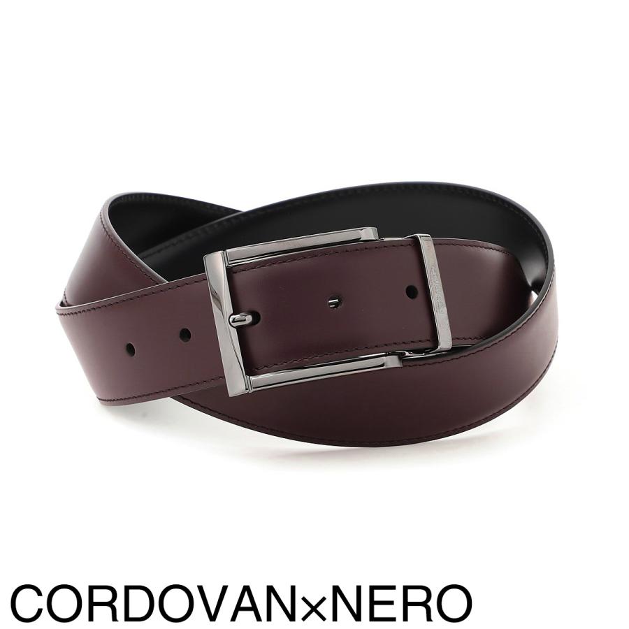 FERRAGAMO（フェラガモ） リバーシブルベルト メンズ : モダンブルー