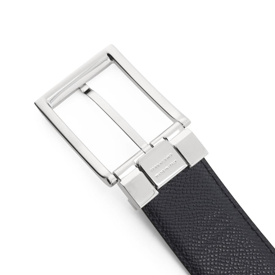 FERRAGAMO（フェラガモ） リバーシブルベルト メンズ : モダンブルー