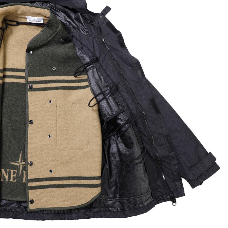 STONE ISLAND ストーンアイランド ブルゾン ブラック メンズ STONE ISLAND ストーンアイランド ブルゾン ブラック メンズ