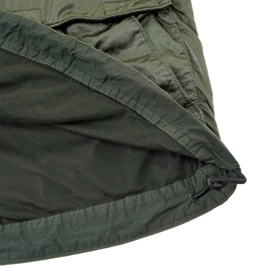 STONE  ナイロンジャケット オリーブグリーン STONE ISLAND ストーンアイランド ジップアップパーカ ナイロン