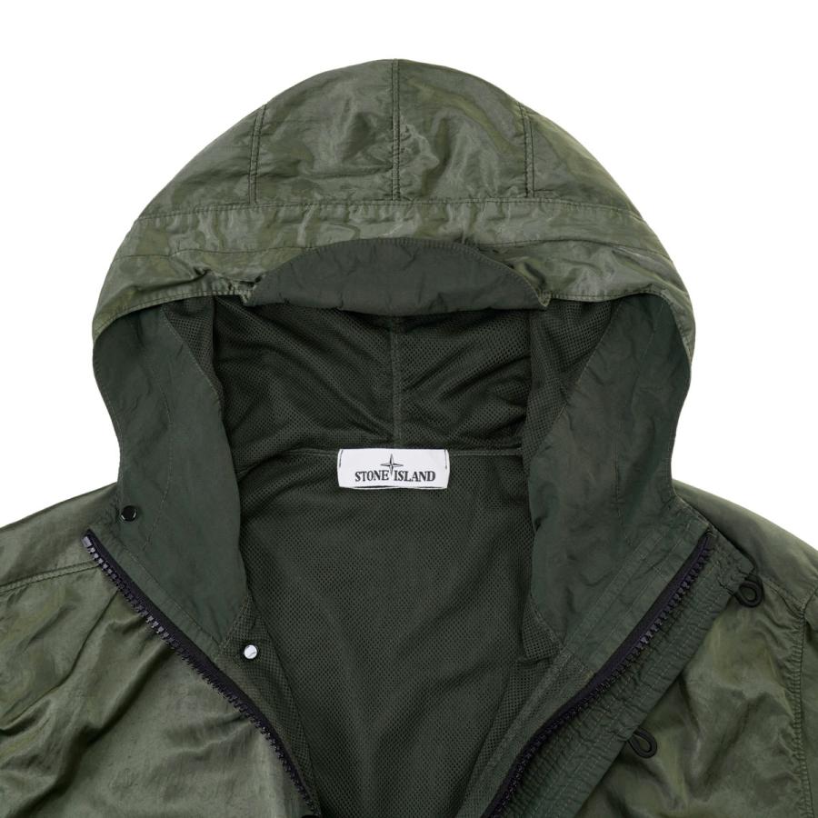 STONE  ナイロンジャケット オリーブ STONE ISLAND(ストーンアイランド) 23AW Garment Dye Cotton