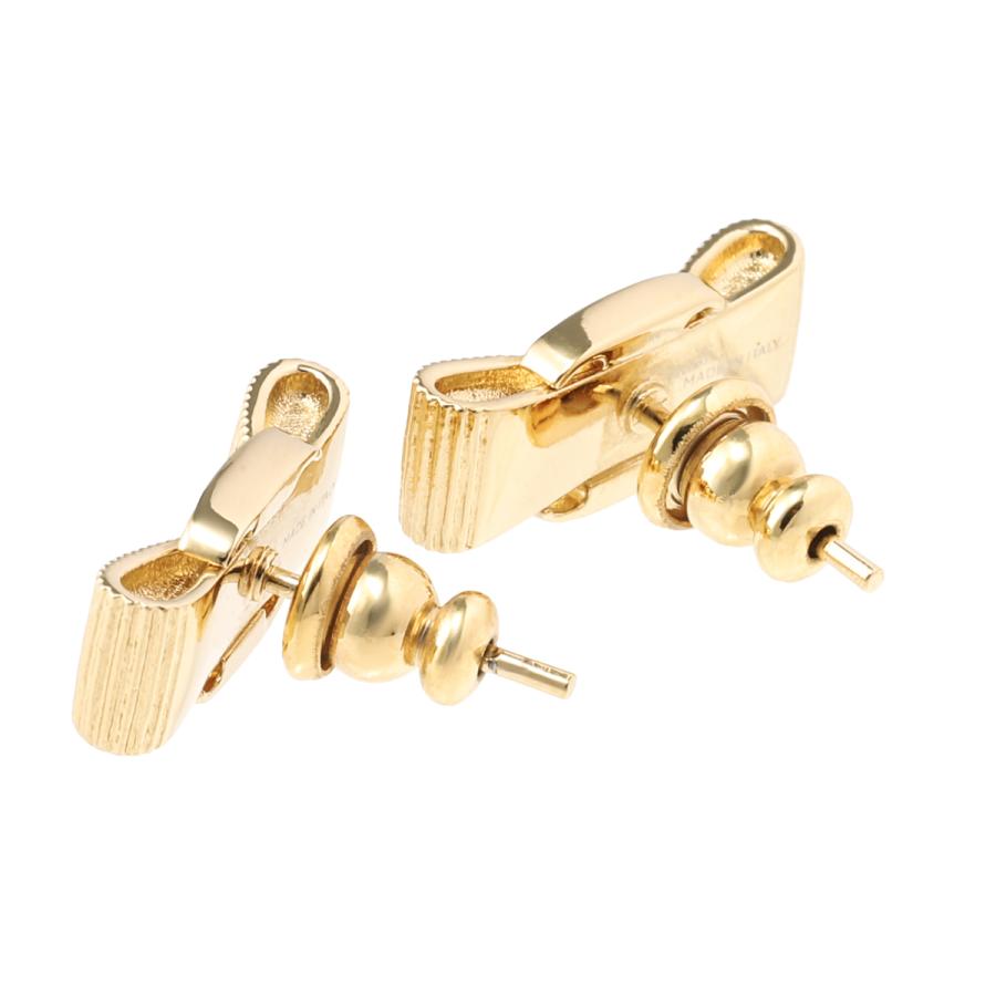 FERRAGAMO ゴールドメタルピアス FERRAGAMO（フェラガモ） (Salvatore Ferragamo) ピアス ゴールド