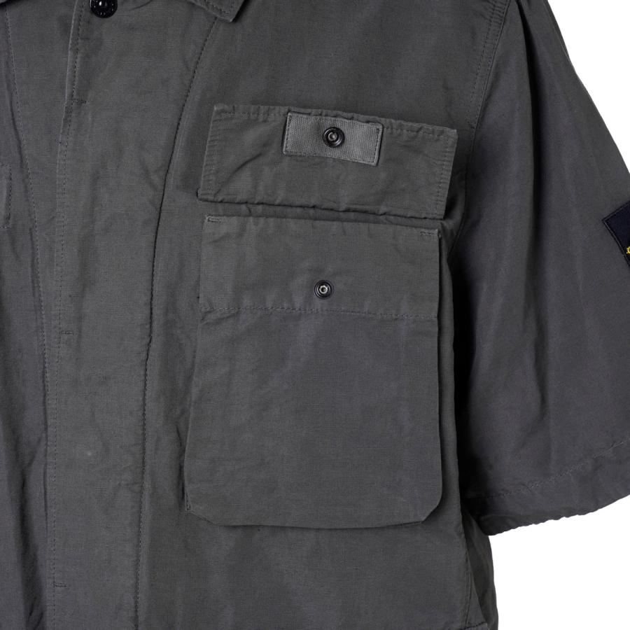 STONE ISLAND（ストーン アイランド） 半袖シャツ ミニタリーシャツ