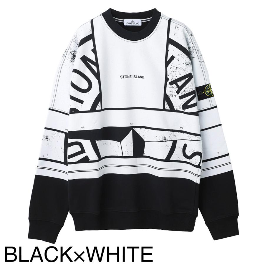 STONE ISLAND ストーンアイランド クルーネックスウェット STONE ISLAND ストーンアイランド クルーネックスウェット