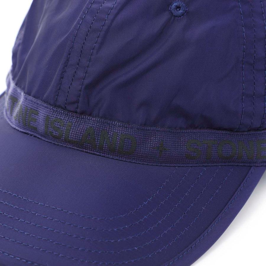 STONE ISLAND（ストーン アイランド） ナイロンキャップ ブルー メンズ