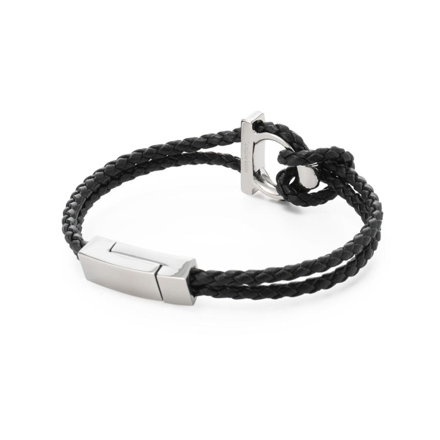 FERRAGAMO（フェラガモ） ブレスレット GANCINI BRACELET ブラック