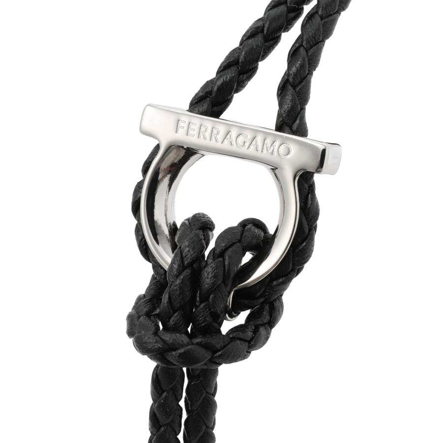 FERRAGAMO（フェラガモ） ブレスレット GANCINI BRACELET ブラック