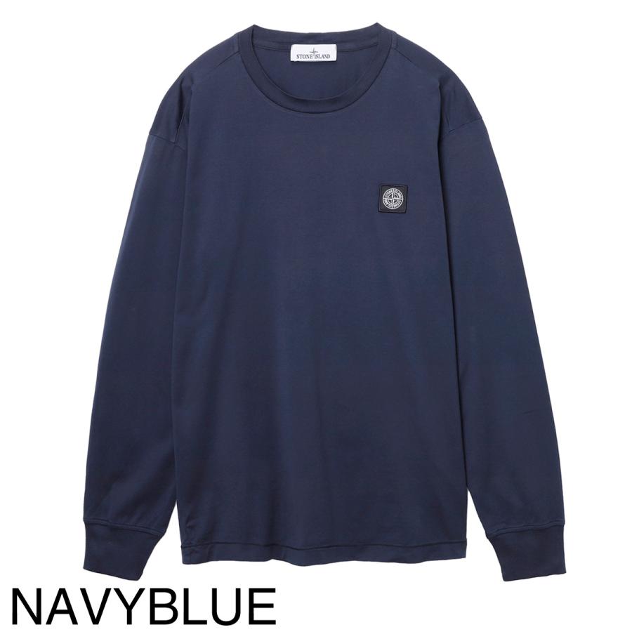 STONE ストーンアイランド クルーネック ブルー STONE ISLAND（ストーン アイランド） クルーネックカットソー メンズ
