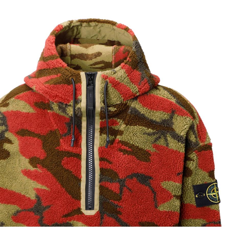STONE ISLAND（ストーン アイランド） ボアパーカ ハーフジップパーカ