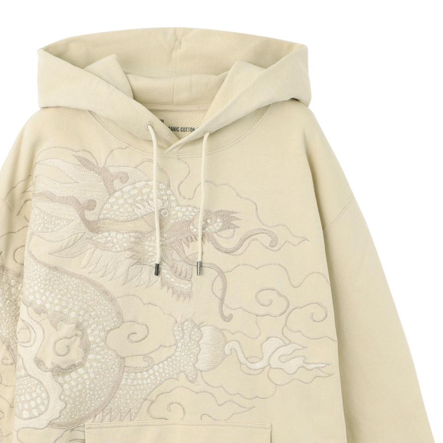 マハリシ Maharishi スウェットパーカ ベージュ メンズ 8132-ecru  