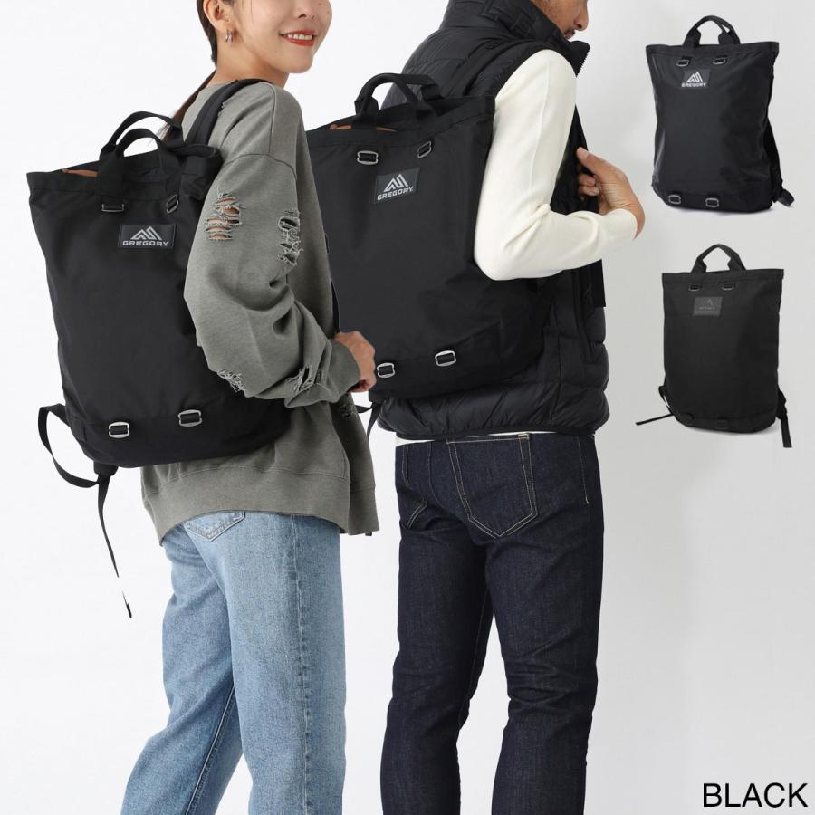 GREGORY ブラック リュック・バックパック GREGORY グレゴリー リュックサック FLASH DAY トートバッグ