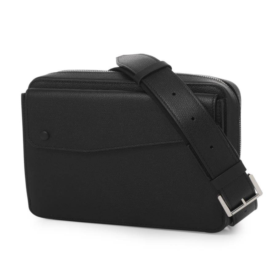 [あす着] ヴァレクストラ Valextra ボディバッグ バムバッグ メンズ MARSUPIO POCKET BUM BAG Valextra（ヴァレクストラ） ボディバッグ MARSUPIO POCKET BUM BAG
