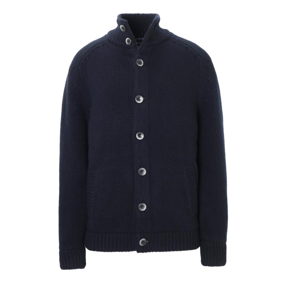 HERNO ヘルノ カーディガン RESORT スタンドカラーニット 大きいサイズ  