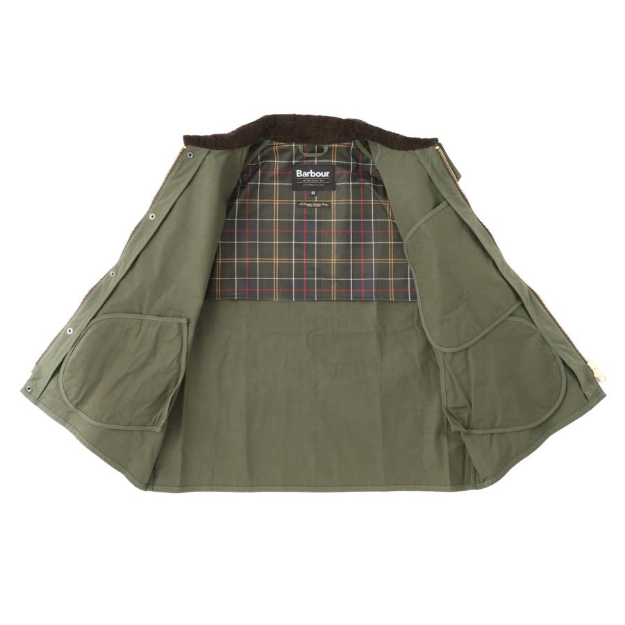 バブアー Barbour ブルゾン TRANSPORTER OVERSIZED CASUAL JACKET トランスポート ピーチスキン コットン ショートレングスブルゾン コーチジャケット メンズの画像