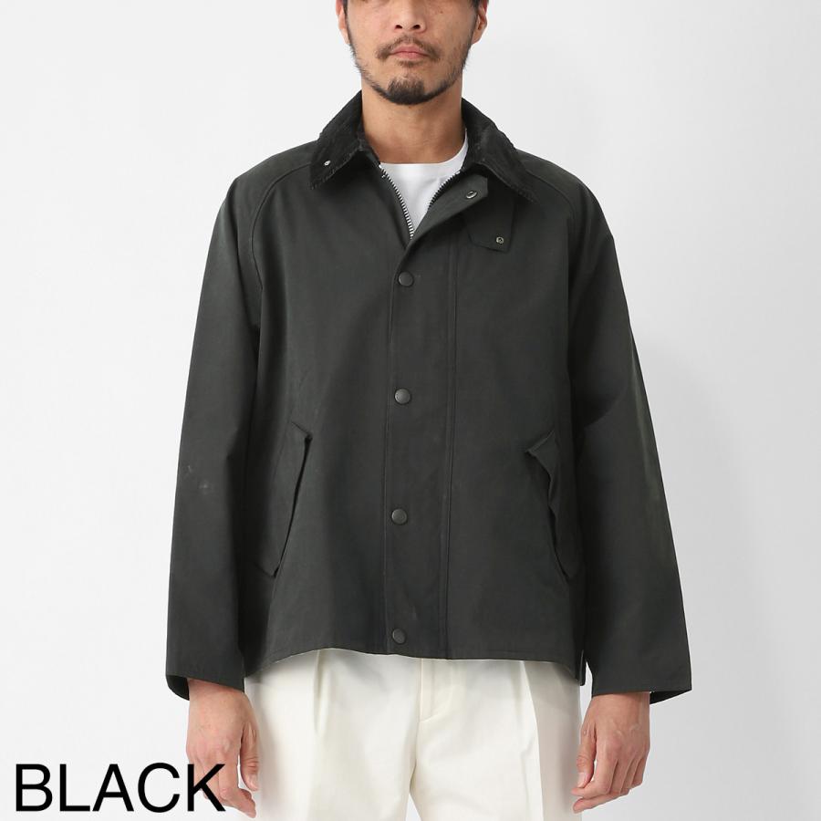 バブアー Barbour ブルゾン TRANSPORTER OVERSIZED CASUAL JACKET トランスポート ピーチスキン コットン ショートレングスブルゾン コーチジャケット メンズの画像