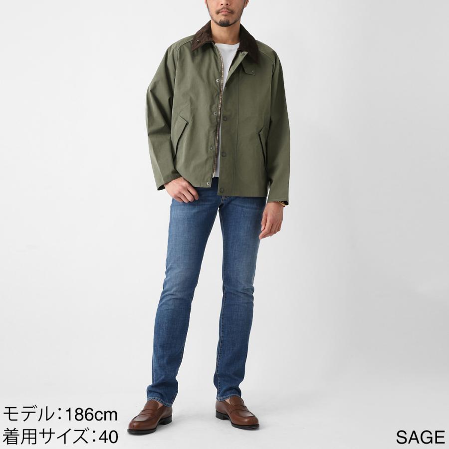 バブアー Barbour ブルゾン TRANSPORTER OVERSIZED CASUAL JACKET トランスポート ピーチスキン コットン ショートレングスブルゾン コーチジャケット メンズの画像