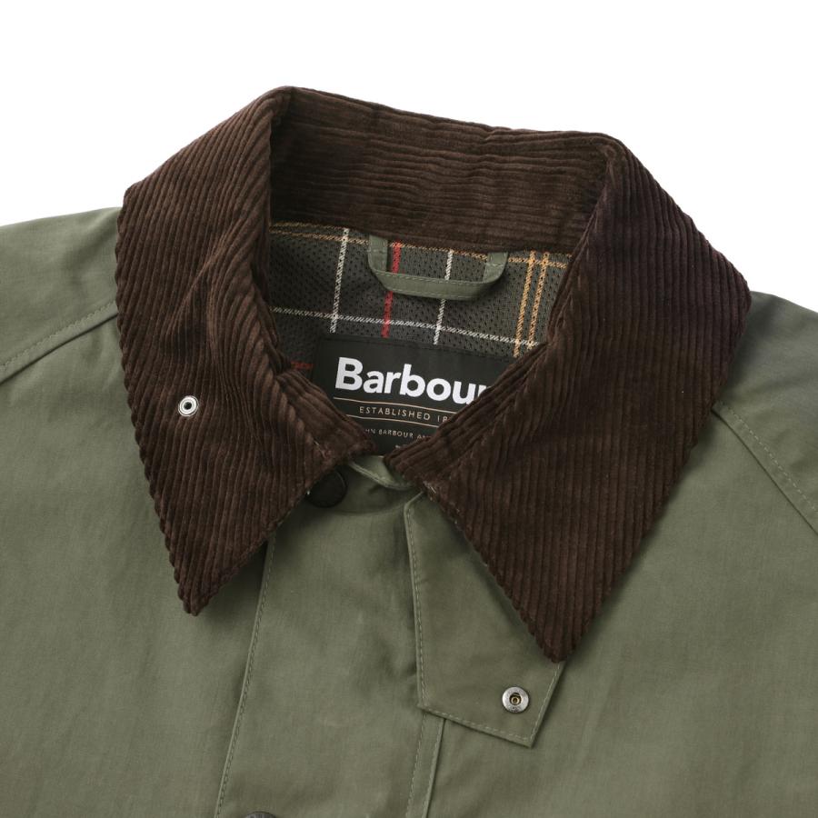 バブアー Barbour ブルゾン TRANSPORTER OVERSIZED CASUAL JACKET トランスポート ピーチスキン コットン ショートレングスブルゾン コーチジャケット メンズの画像