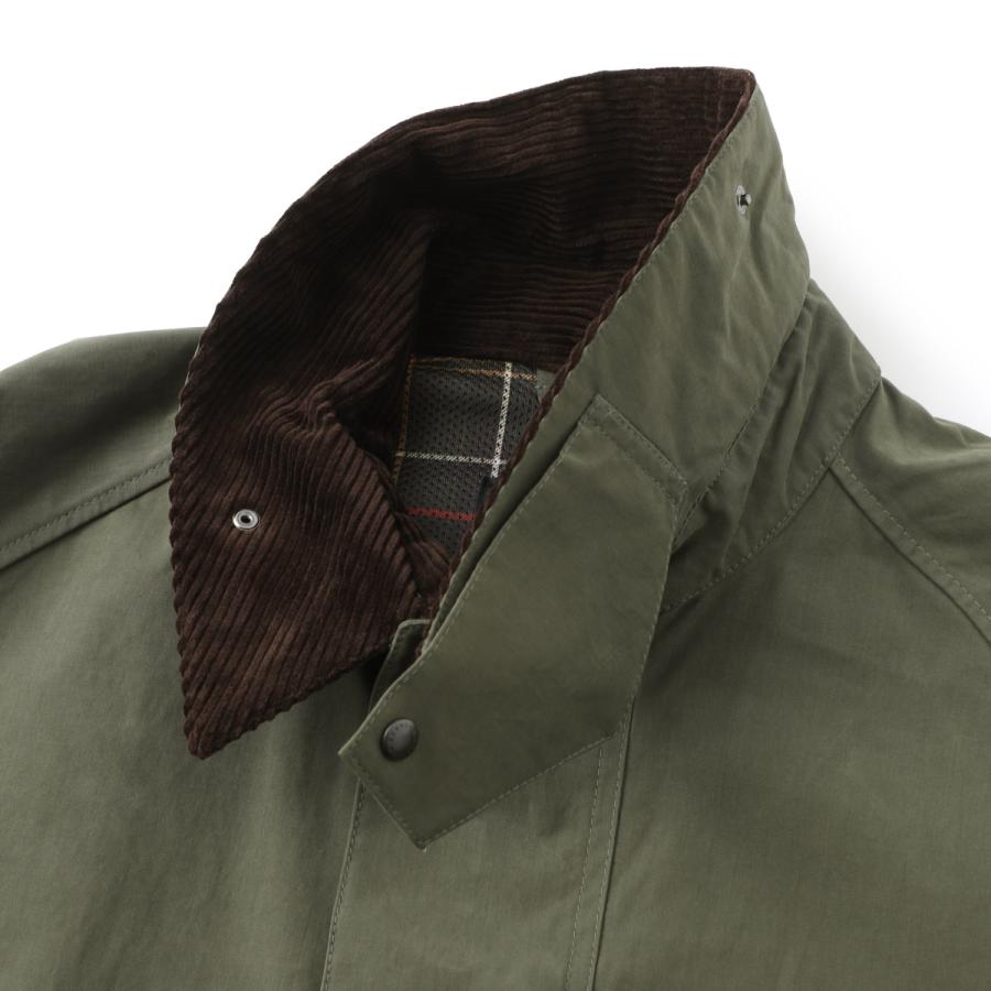 バブアー Barbour ブルゾン TRANSPORTER OVERSIZED CASUAL JACKET トランスポート ピーチスキン コットン ショートレングスブルゾン コーチジャケット メンズの画像