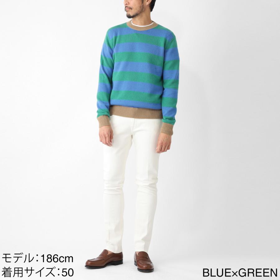 ヘルノ HERNO クルーネックニット マルチカラー メンズ mg0001unw-71013-9246の画像