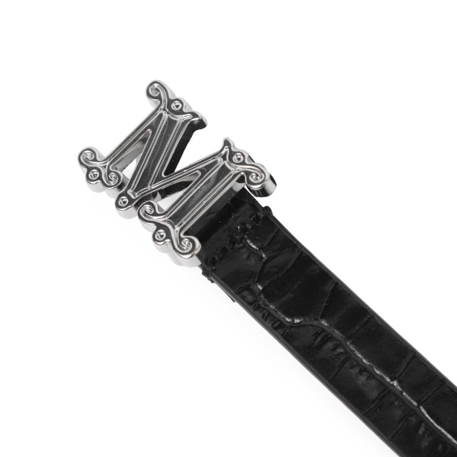 Max Mara（マックスマーラ） ベルト MGRAZIATA15 CROC ブラック