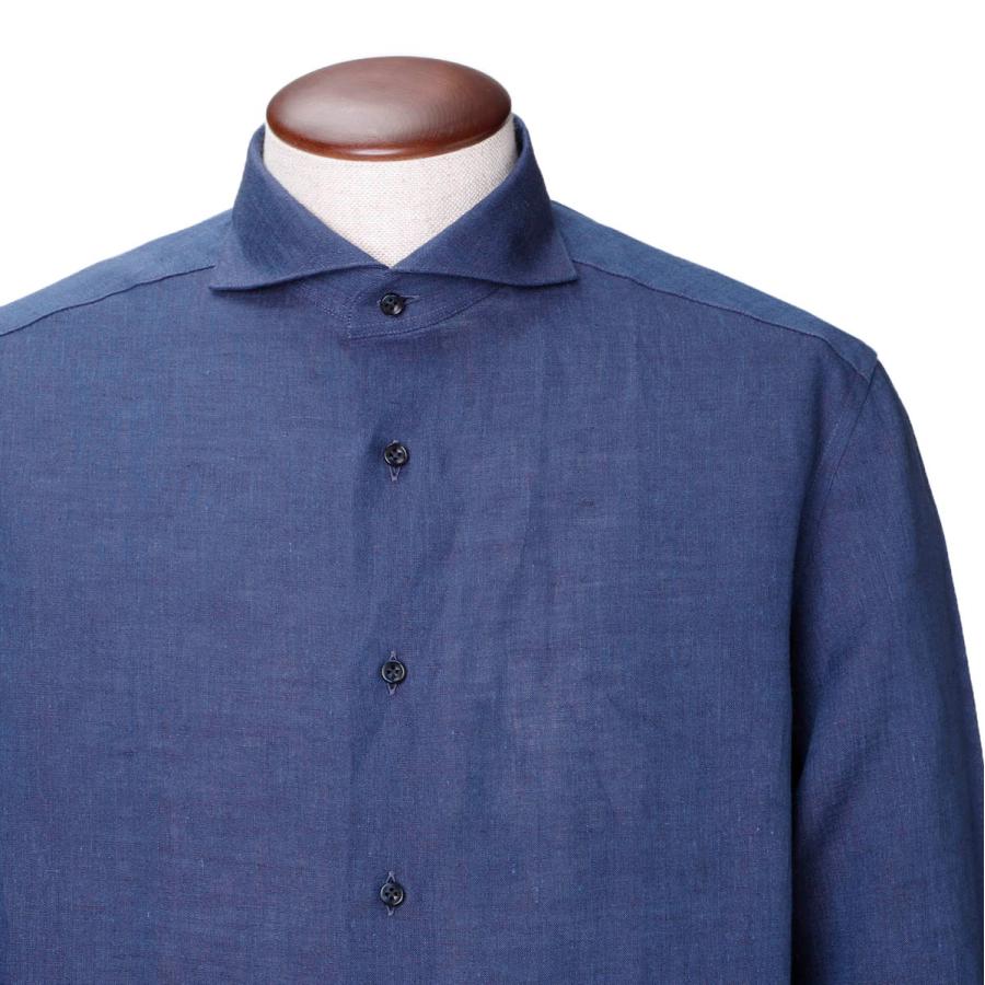 GALLIA ガッリア ホリゾンタルカラー シャツ