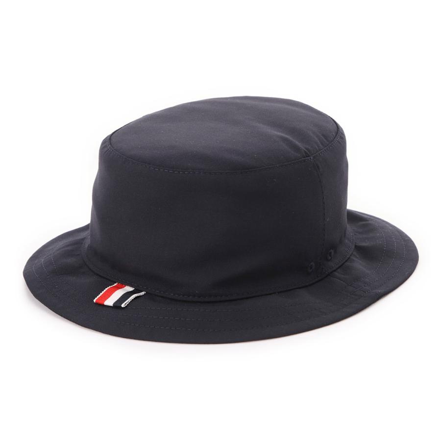 THOM BROWNE ネイビー フェルト ハット フライトキャップ（THOM BROWNE 