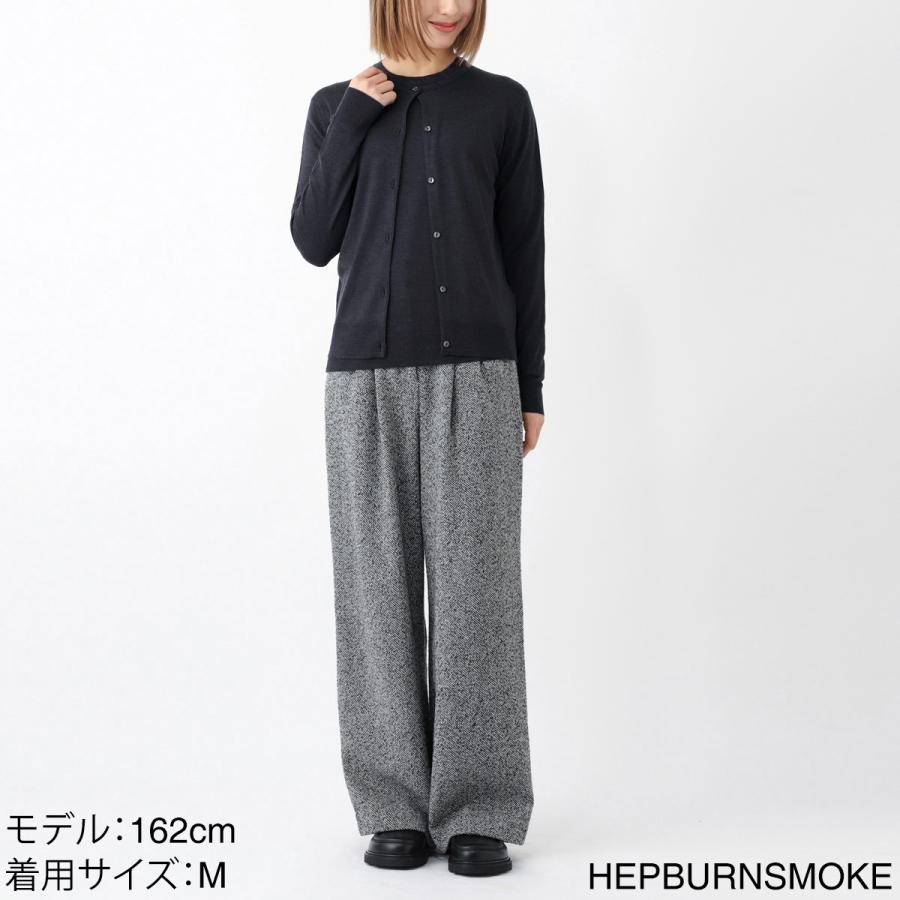 JOHN SMEDLEY グレー カーディガン Lサイズ 中古・古着通販】JOHN SMEDLEY (ジョンスメドレー) ウール