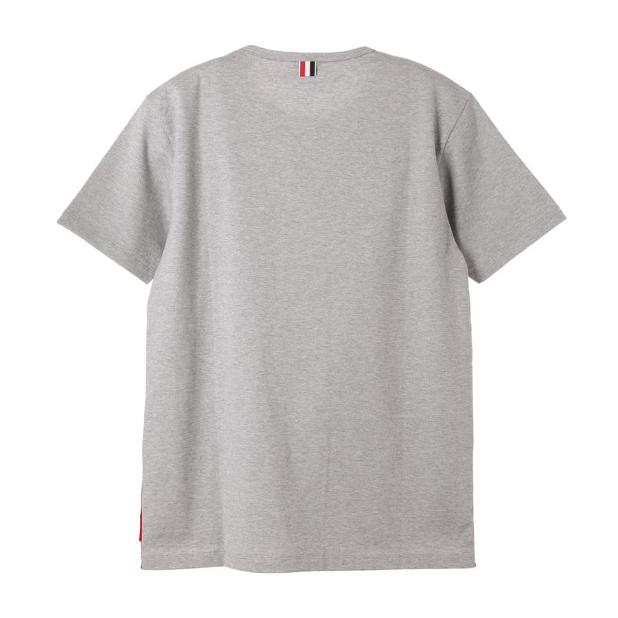 【Thom Browne】トムブラウン Tシャツ グレー THOM BROWNE トムブラウン BROWNE. クルーネックTシャツ SS