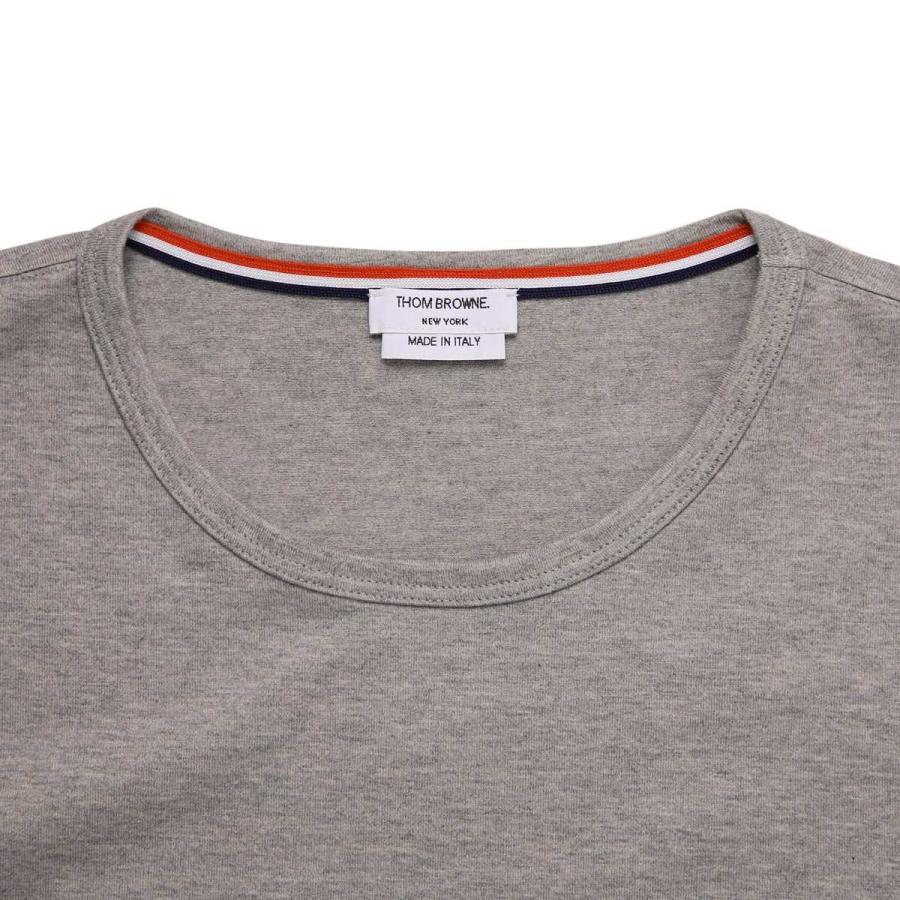 THOM BROWNE トムブラウン BROWNE. クルーネックTシャツ SS POCKET 
