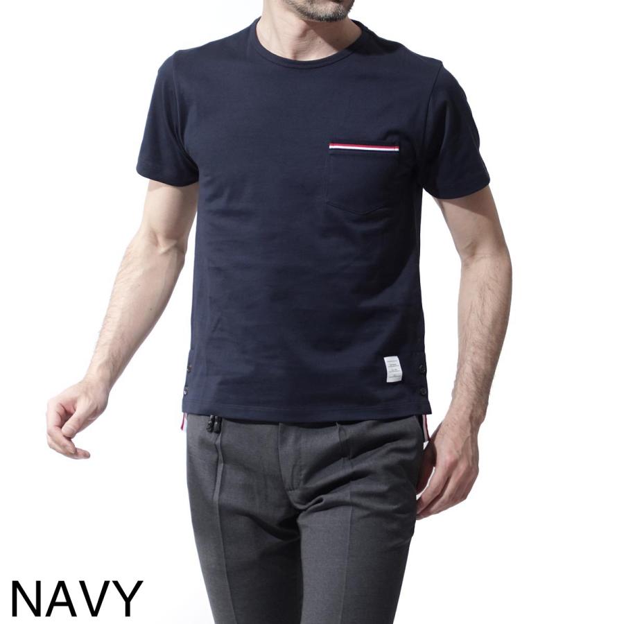 THOM BROWNE トムブラウン BROWNE. クルーネックTシャツ SS