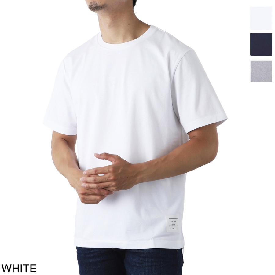 トムブラウン THOM BROWNE. クルーネック Tシャツ RELAXED FIT