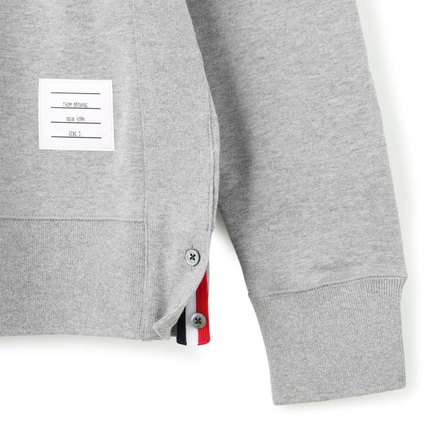 トムブラウン THOM BROWNE. トレーナー CLASSIC SWEATSHIRT WITH ENGINEERED 4 BAR IN CLASSIC LOOP BACK スウェット グレー メンズ｜mb-y｜06