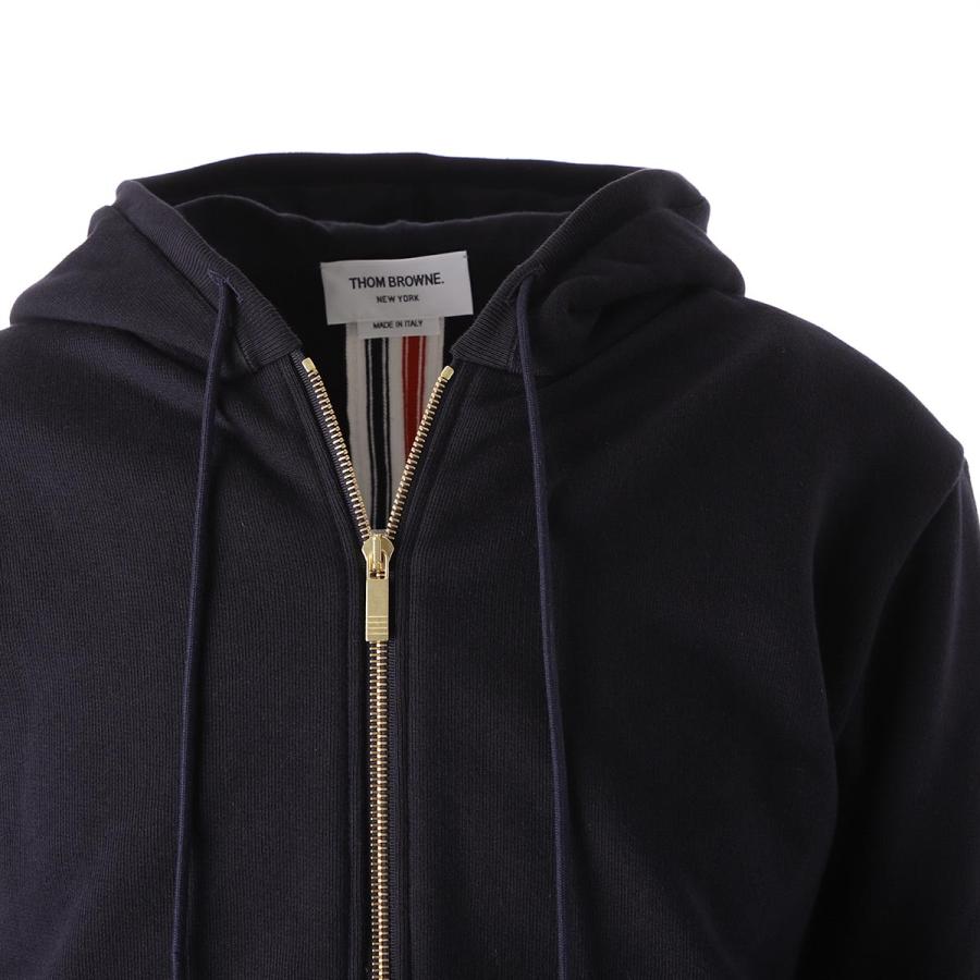 THOM BROWNE トムブラウン BROWNE. ジップアップ パーカ HOODIE